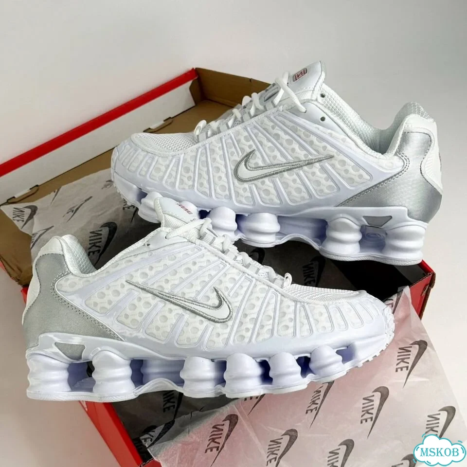Кроссовки Nike Shox TL 'White Metallic' фото 2