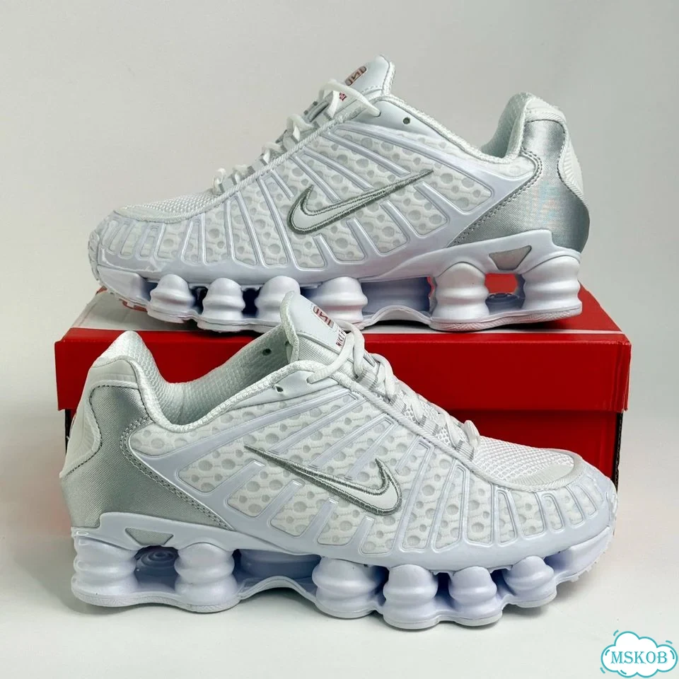 Кроссовки Nike Shox TL 'White Metallic' фото 8