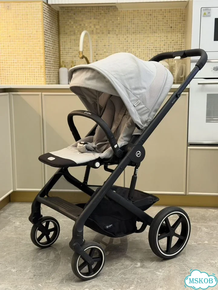 Коляска 2 в 1 cybex balios s grey 2025 фото 3
