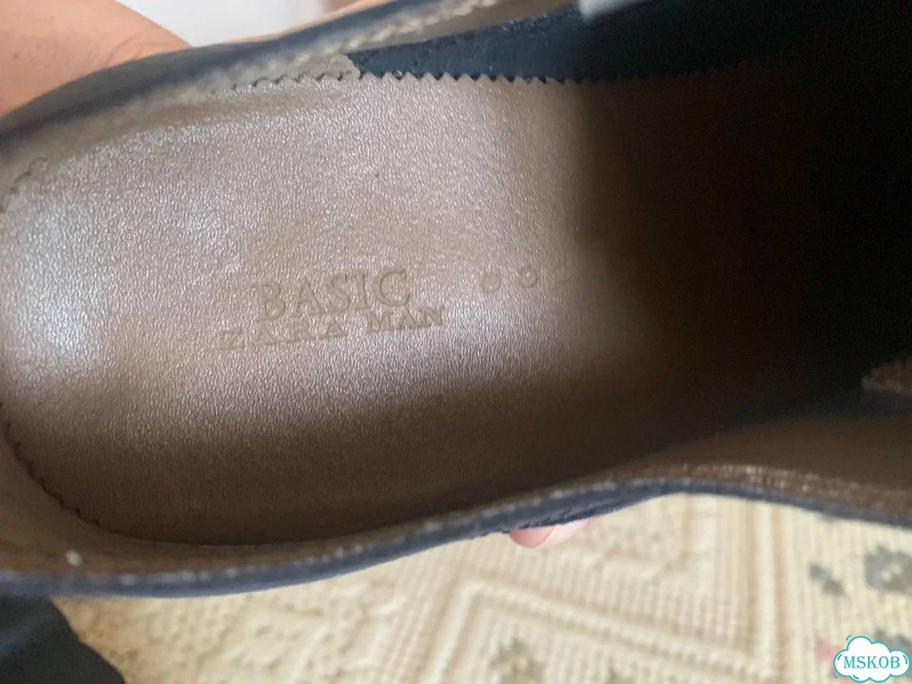 Zara ботинки мужские кожа 100% фото 4