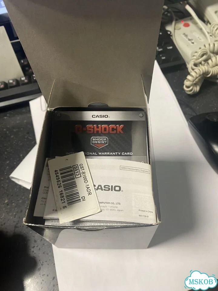 Часы casio g shock gst B100D-1A фото 5