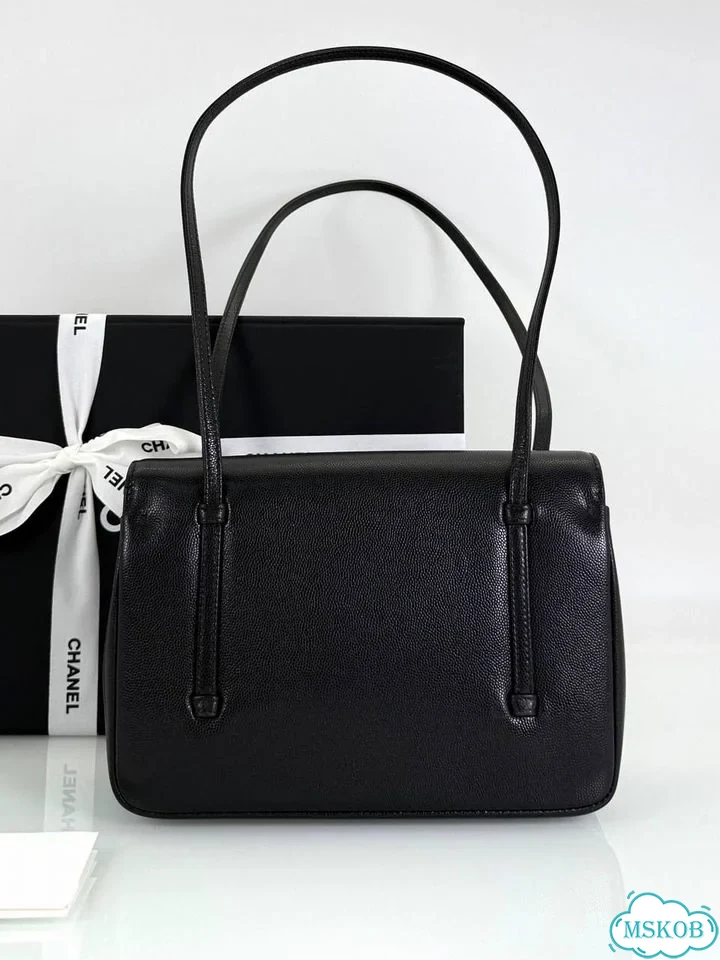 Сумка женская Chanel Small Flap Bag черная фото 3