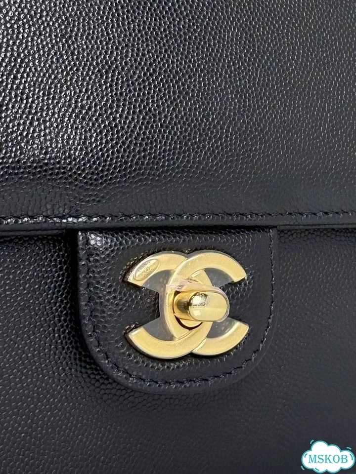 Сумка женская Chanel Small Flap Bag черная фото 5