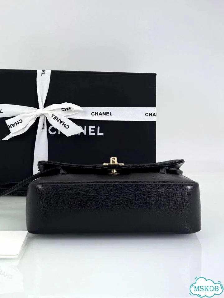 Сумка женская Chanel Small Flap Bag черная фото 8