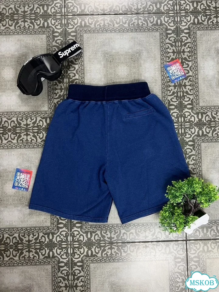 Шорты Bape Tiger Shark Indigo синии фото 8