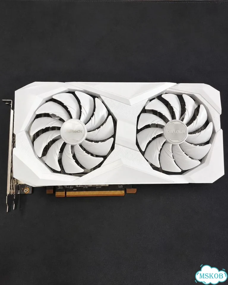 ASRock Radeon RX 6600 Challenger White 8 гб фото 1