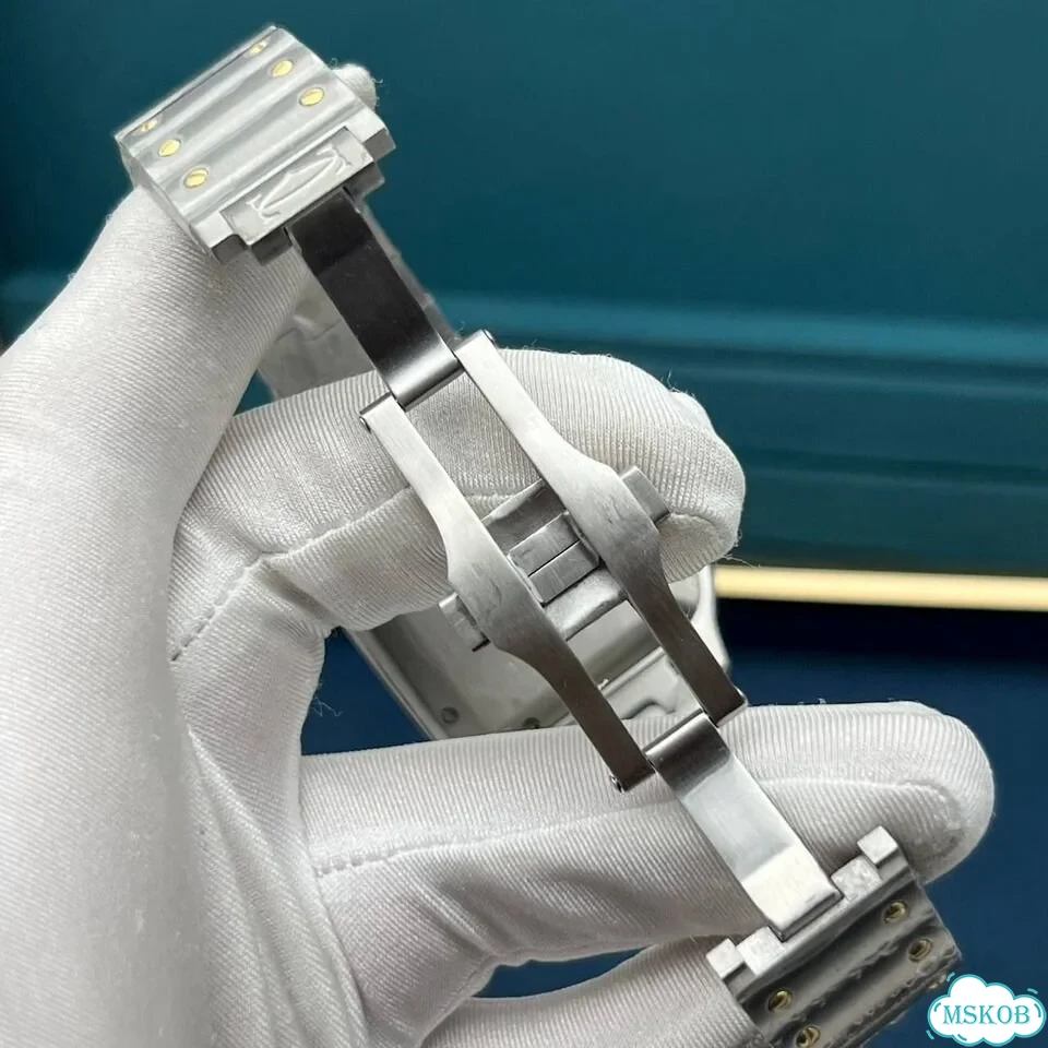 Часы мужские Cartier Santos Gold фото 5