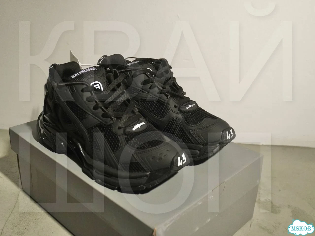 Balenciaga runner 2.0 black фото 5