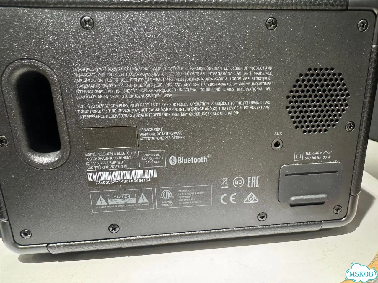 Колонка marshall kilburn 2 копия 1в1 фото 4