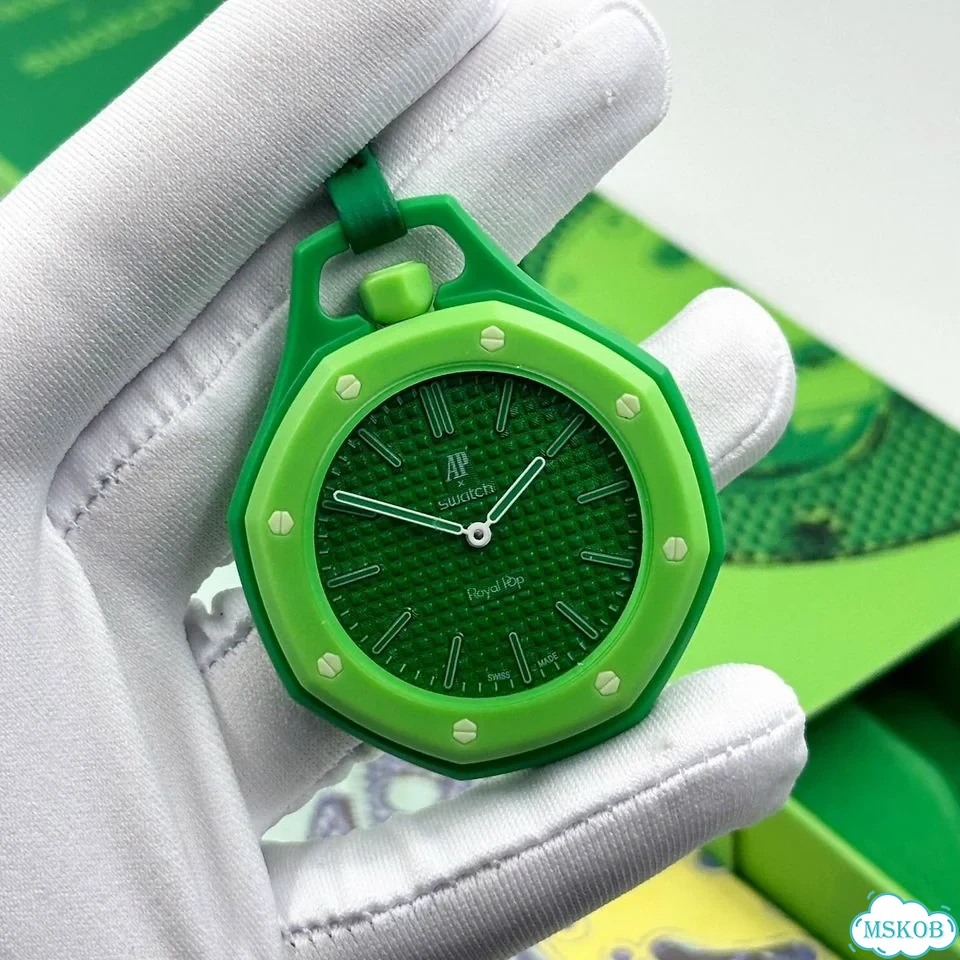 Часы Audemars Piguet Swatch Green фото 1