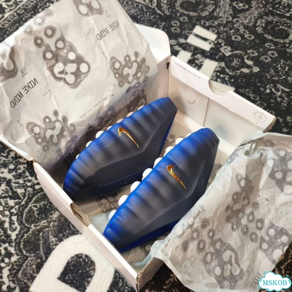 Тапки Nike Mind 001 Blue Gradient фото 2