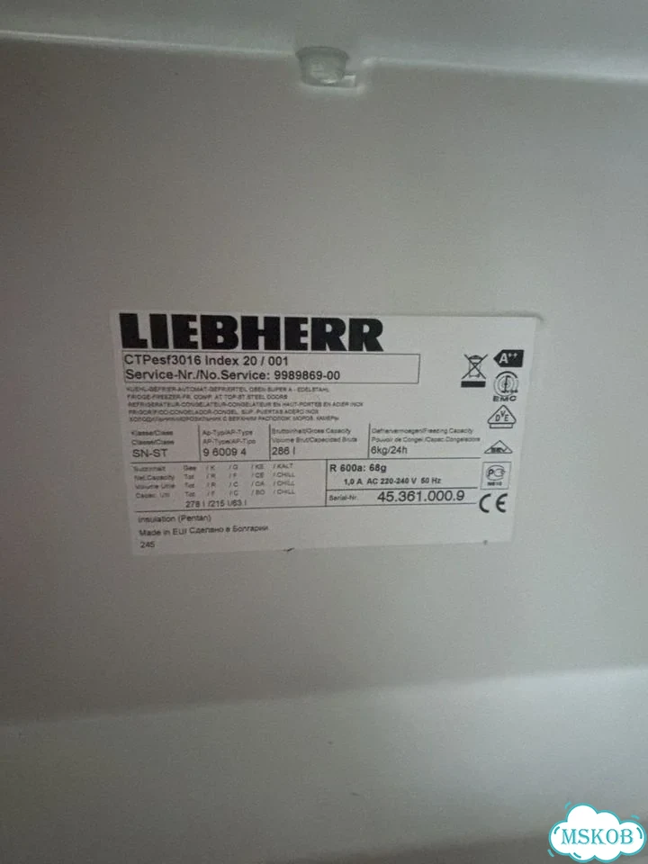 Холодильник liebherr на запчасти фото 4