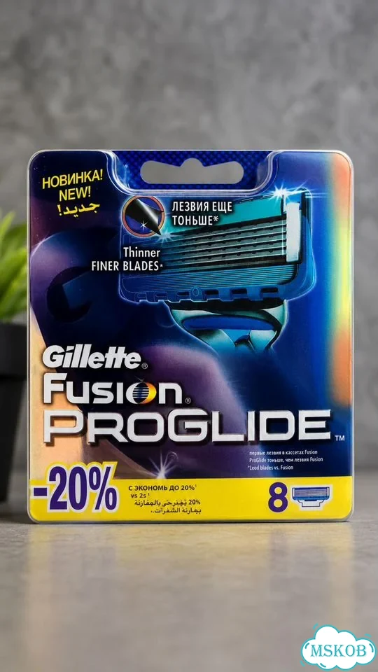Оригинальные кассеты Gillette Fusion ProGlide 8 шт фото 1