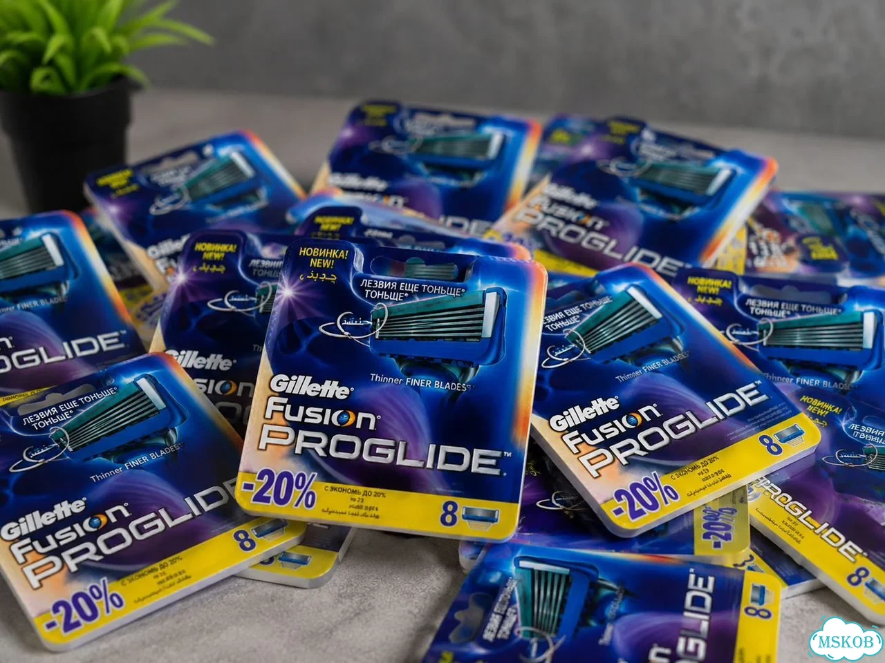 Оригинальные кассеты Gillette Fusion ProGlide 8 шт фото 3