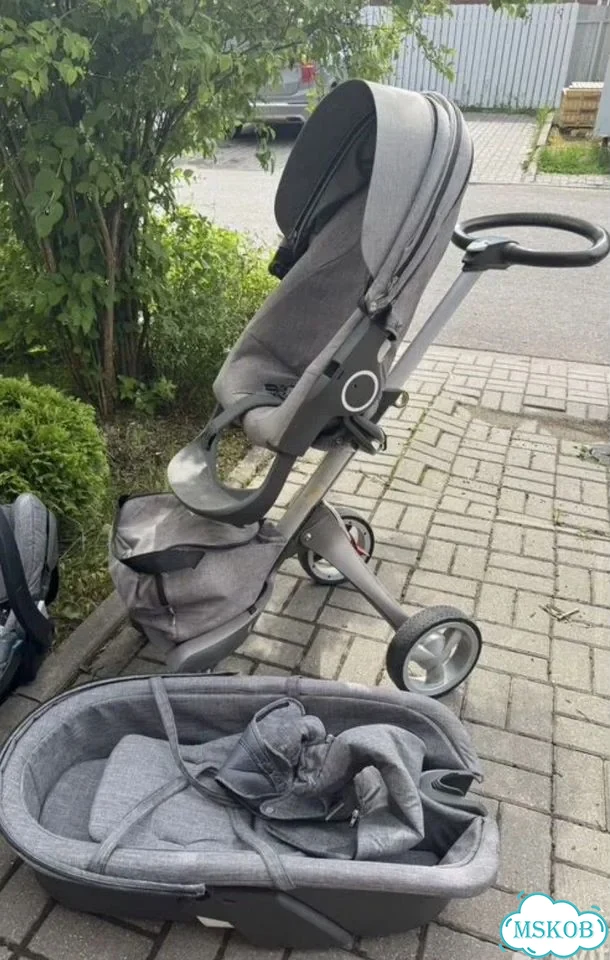 Детская коляска stokke 2 в 1 фото 1