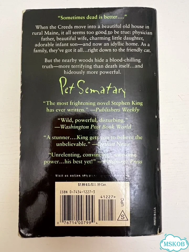 Книга Стивен Кинг Pet Sematary (Stephen King) фото 2