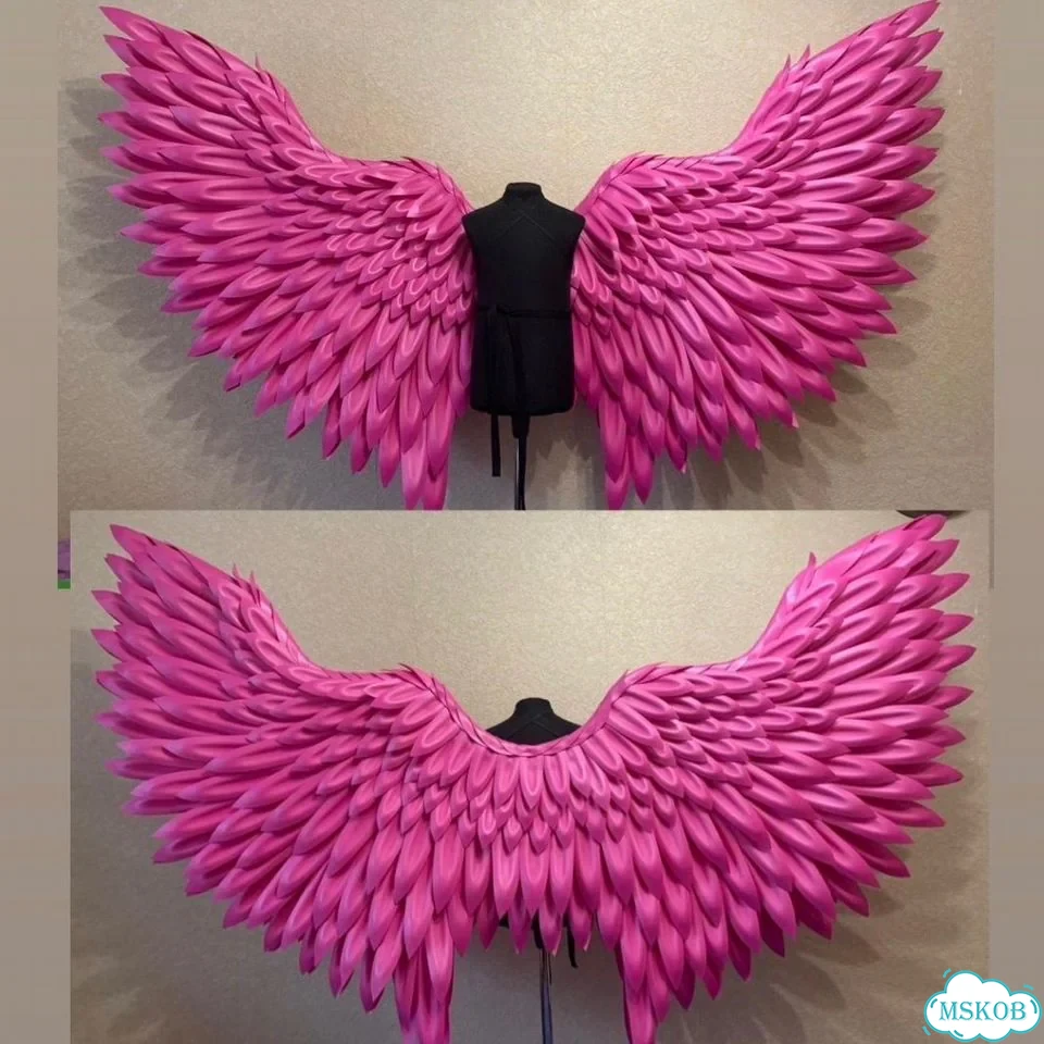Крылья ангела розовые. Цвет Barbie. Продажа фото 1