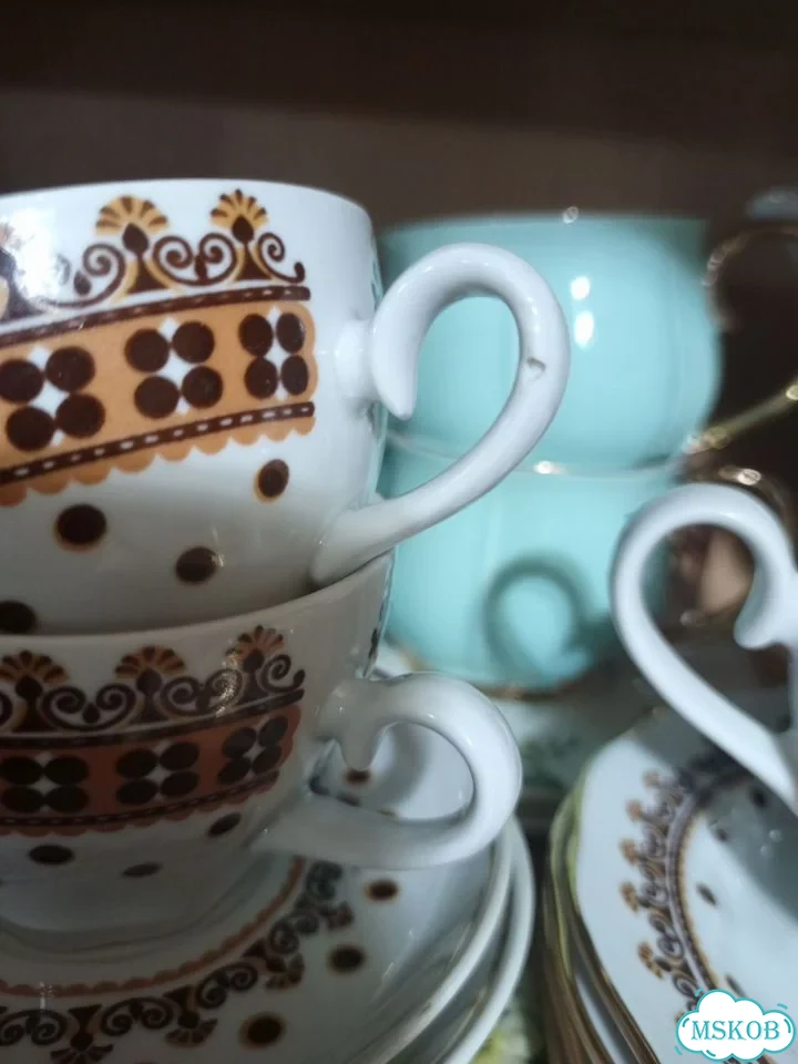 Кофейный сервиз, винтажный, Прибалтика, редкий фото 7