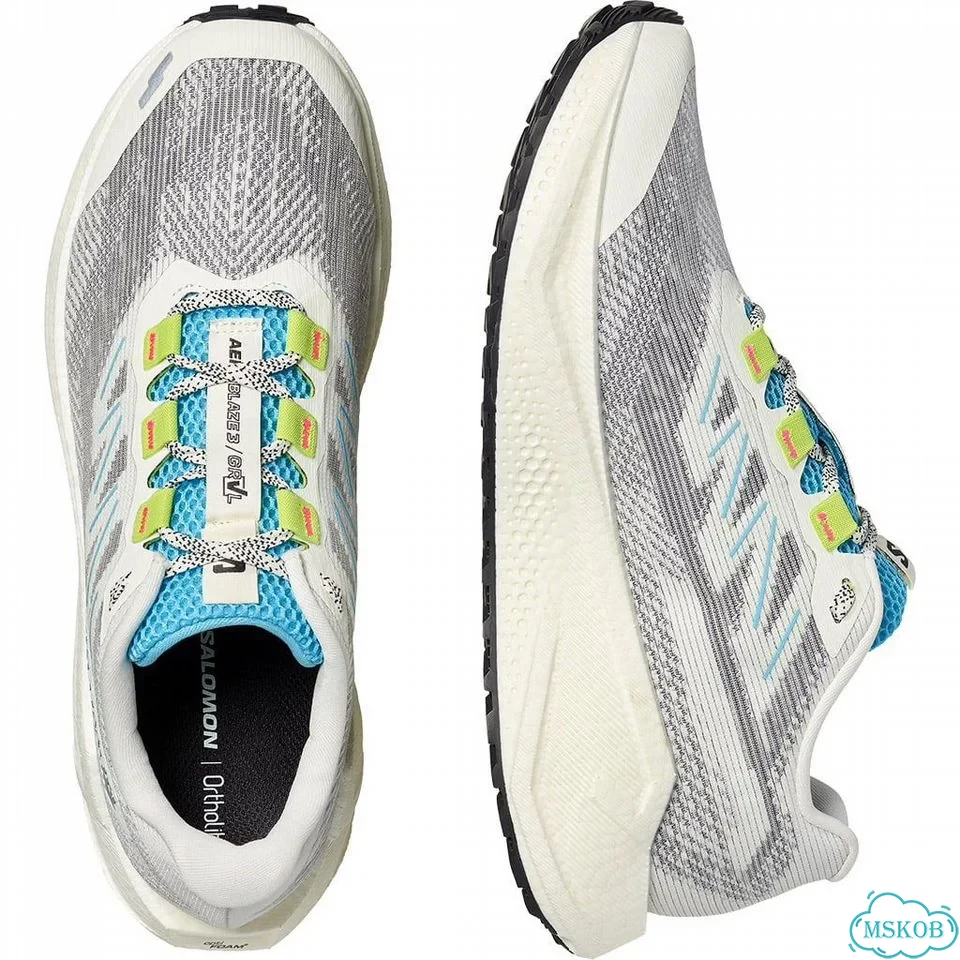Мужские беговые кроссовки Salomon Aero Blaze 3 grvl, Vanilla Ice / Ojos Del Salar / Black фото 5
