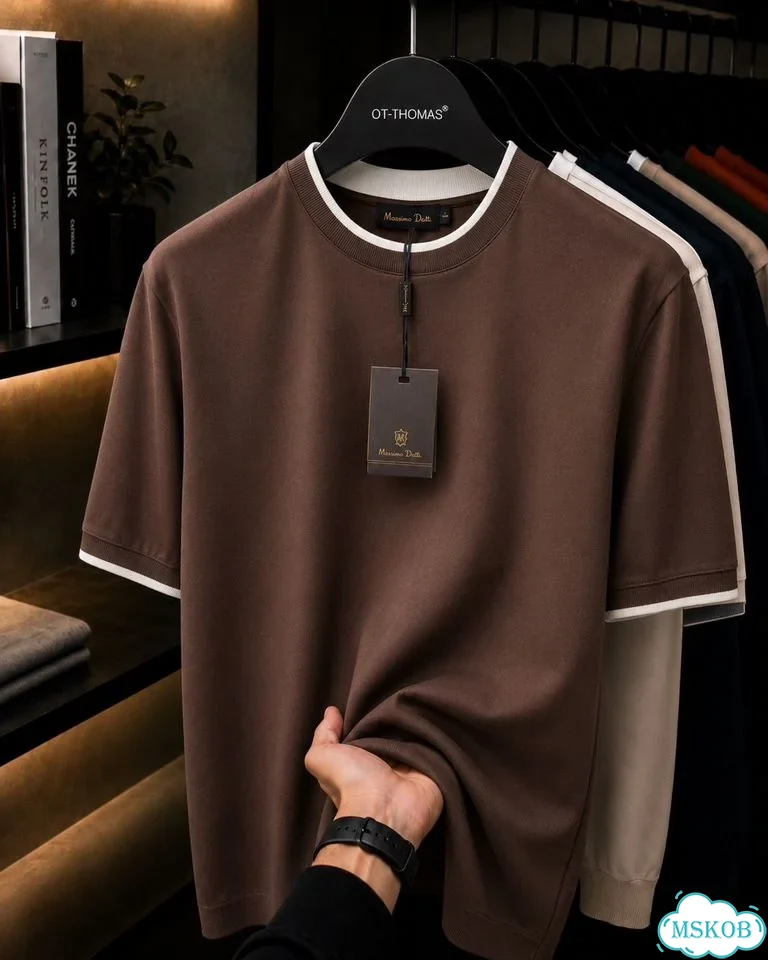 Футболка Мужская Massimo Dutti Хлопок фото 1