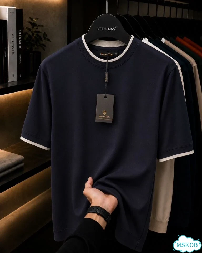 Футболка Мужская Massimo Dutti Хлопок фото 2
