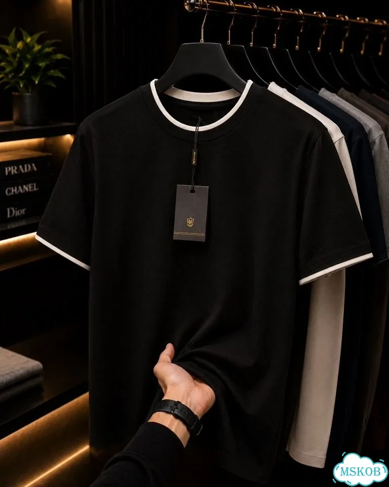 Футболка Мужская Massimo Dutti Хлопок фото 3