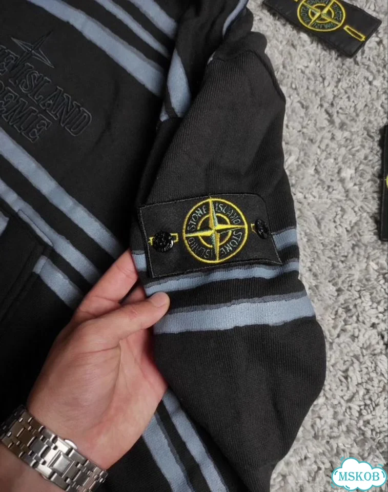 Худи Supreme x Stone island фото 4