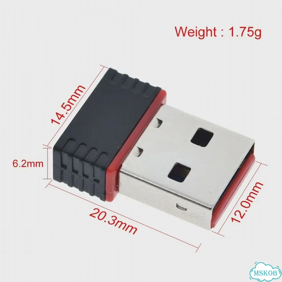 TZT MT7601 Мини USB WiFi адаптер 150 Мбит/с фото 4