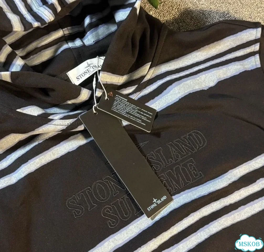 Худи Supreme x Stone island фото 7