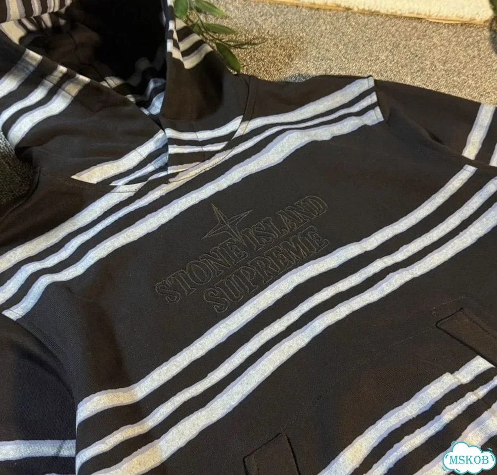 Худи Supreme x Stone island фото 8