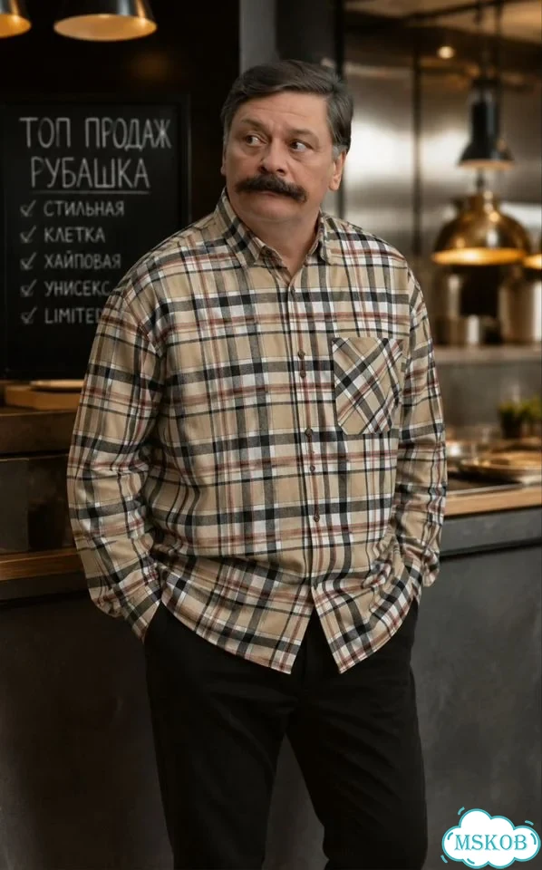 Рубашка Burberry type Barinov фото 1