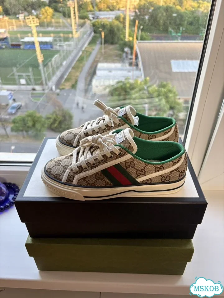 Кеды Gucci Tennis 1977 оригинал фото 1