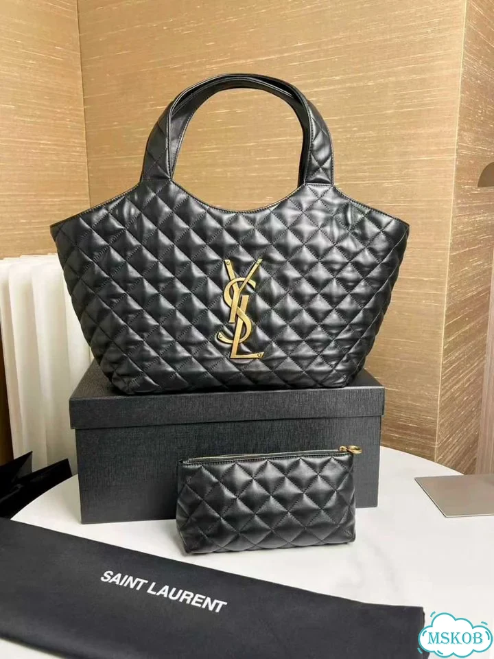 Сумка женская Yves saint laurent черная фото 1
