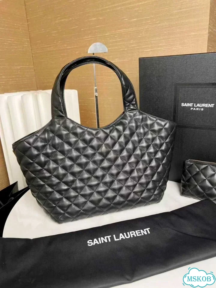 Сумка женская Yves saint laurent черная фото 2