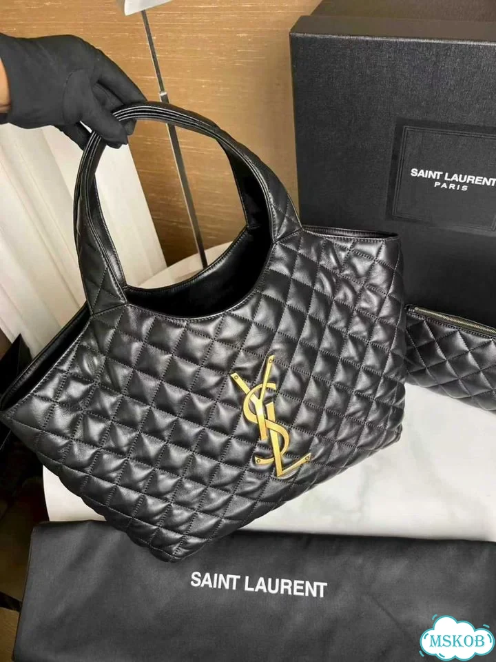 Сумка женская Yves saint laurent черная фото 5