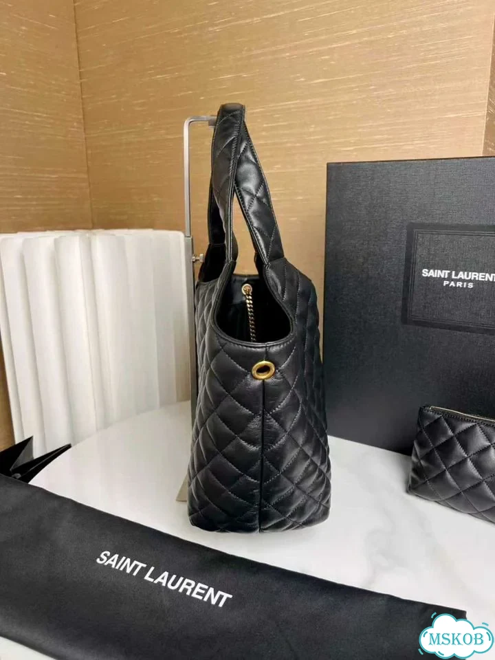 Сумка женская Yves saint laurent черная фото 7