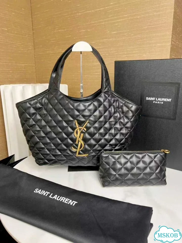 Сумка женская Yves saint laurent черная фото 8