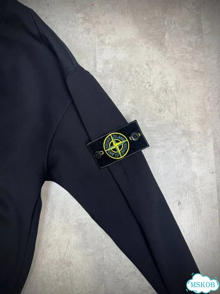 Свитшоты stone island черное фото 7