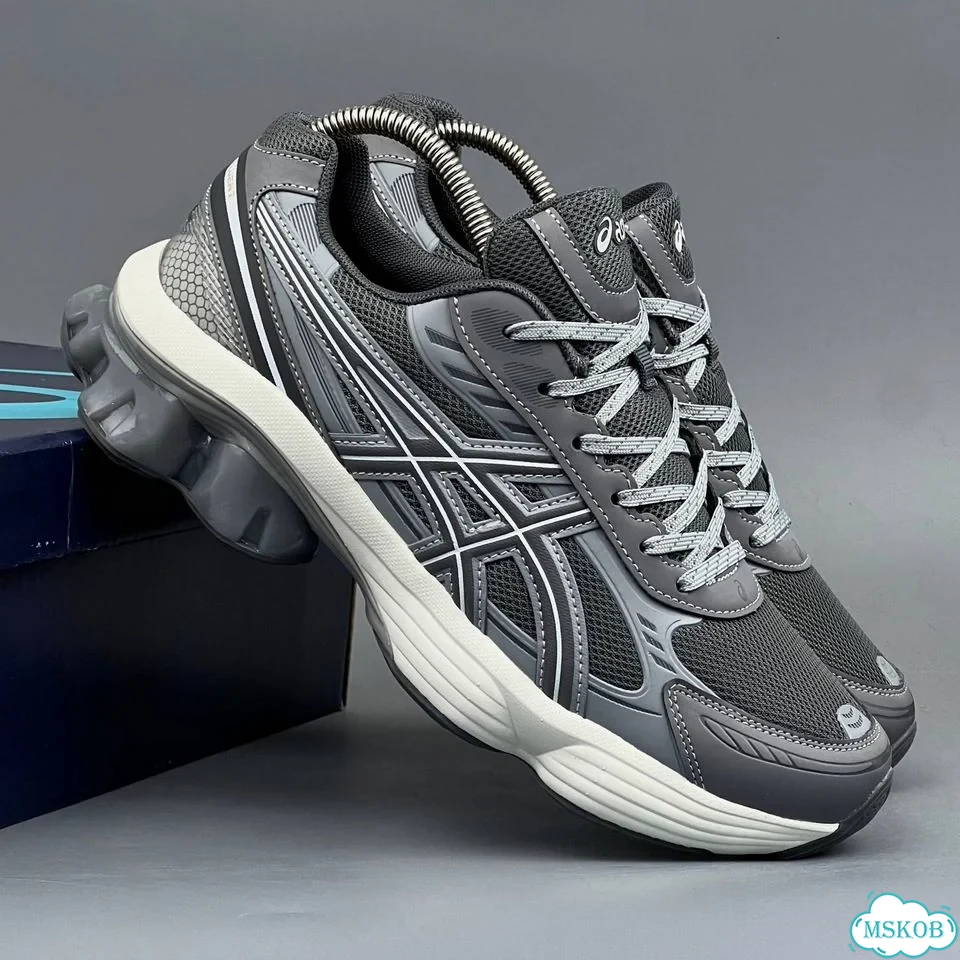 Кроссовки Asics Gel Kinetic Fluent серые фото 1