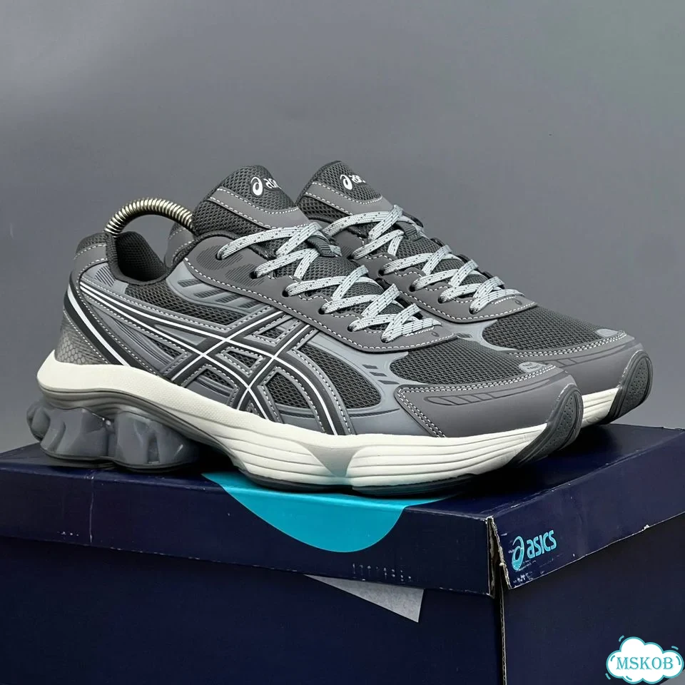 Кроссовки Asics Gel Kinetic Fluent серые фото 2