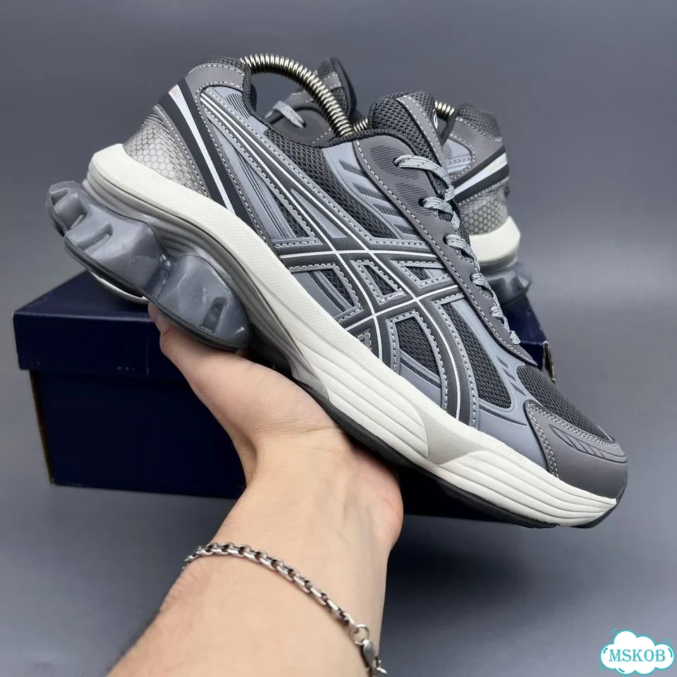 Кроссовки Asics Gel Kinetic Fluent серые фото 5