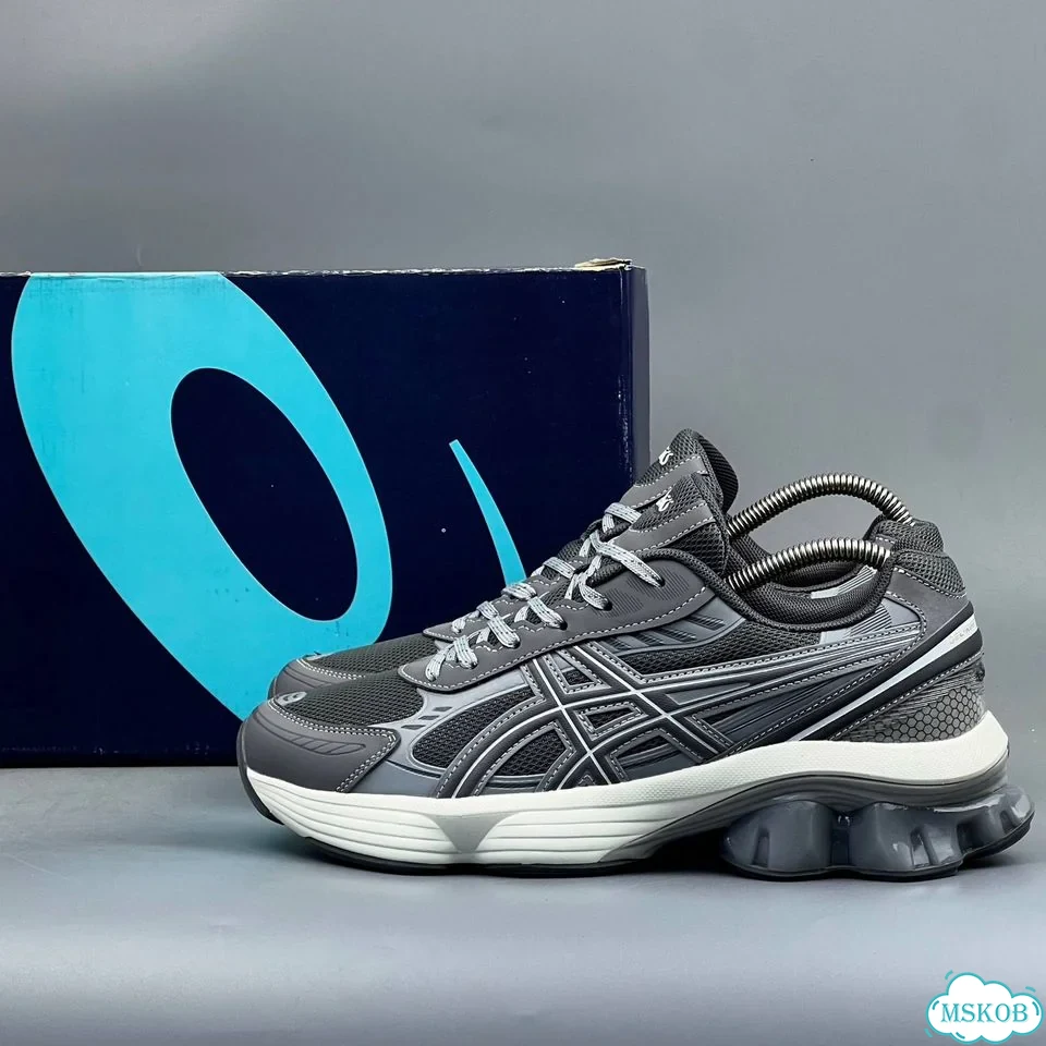 Кроссовки Asics Gel Kinetic Fluent серые фото 6