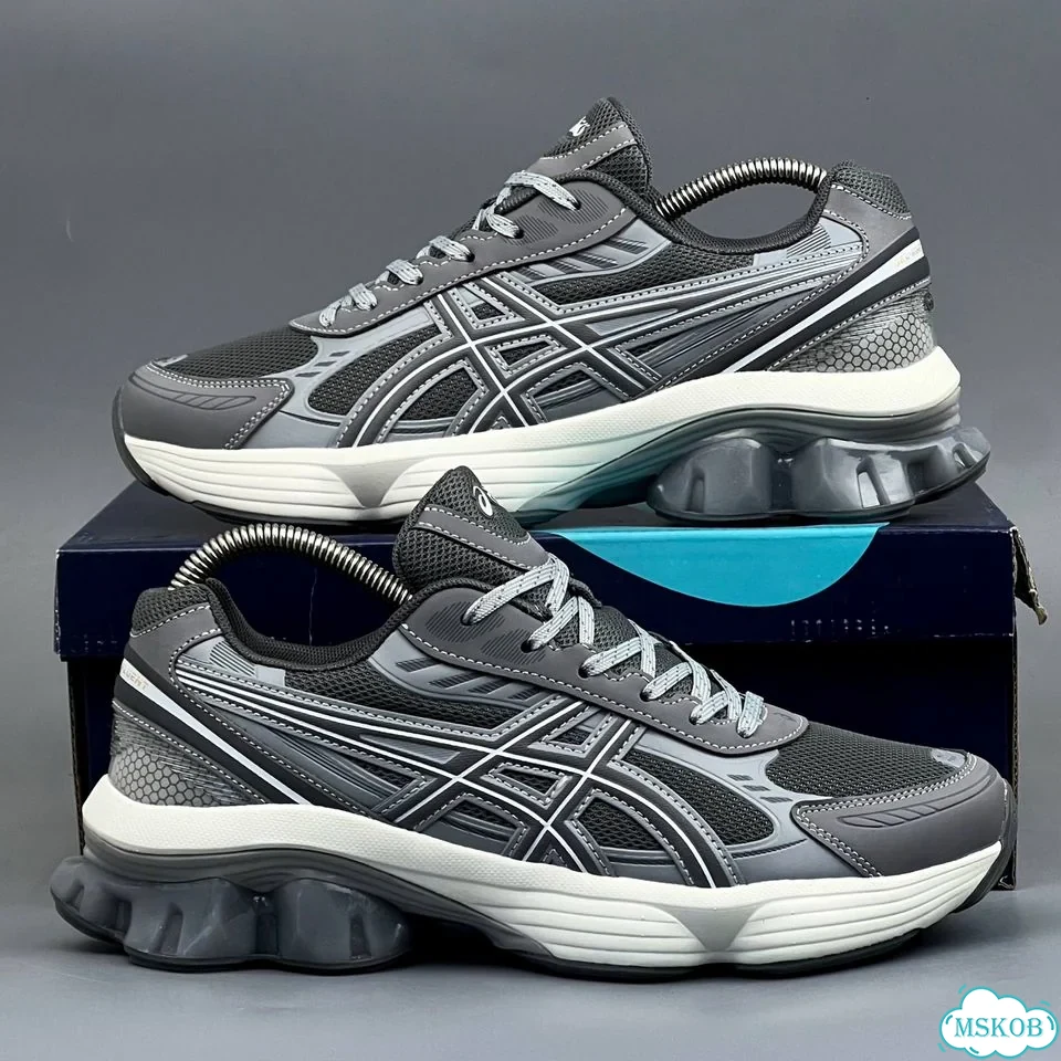 Кроссовки Asics Gel Kinetic Fluent серые фото 7