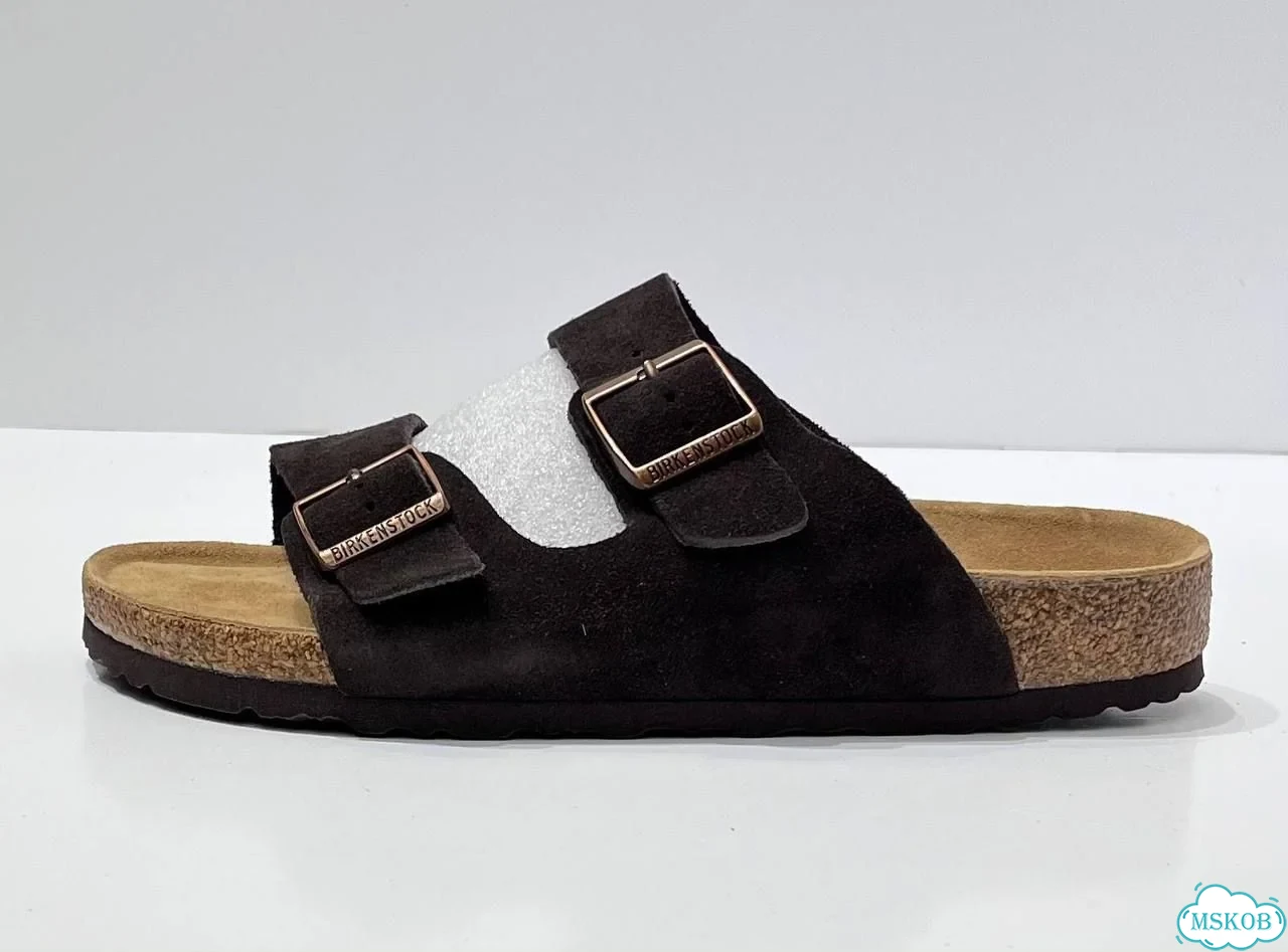 Сабо Birkenstock замша с пряжками фото 1