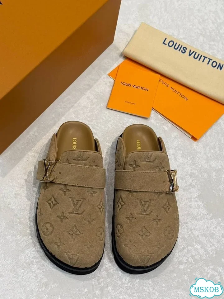 Сабо Louis Vuitton замшевые фото 1