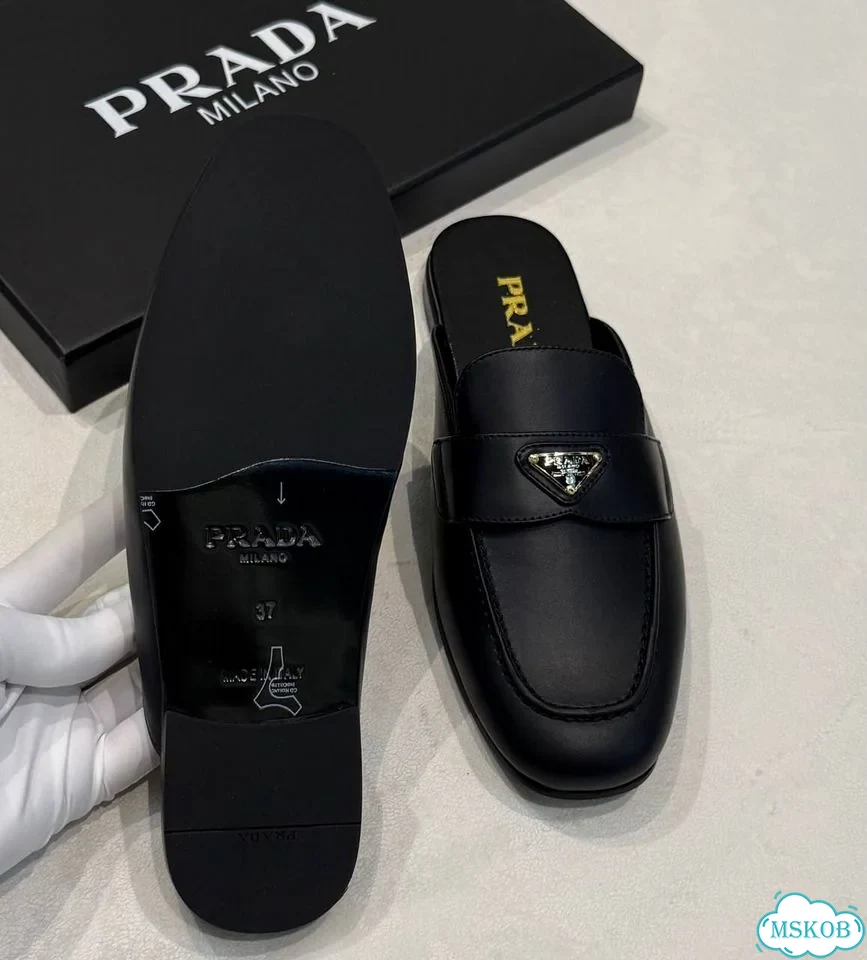 Туфли Prada гладкая кожа фото 6