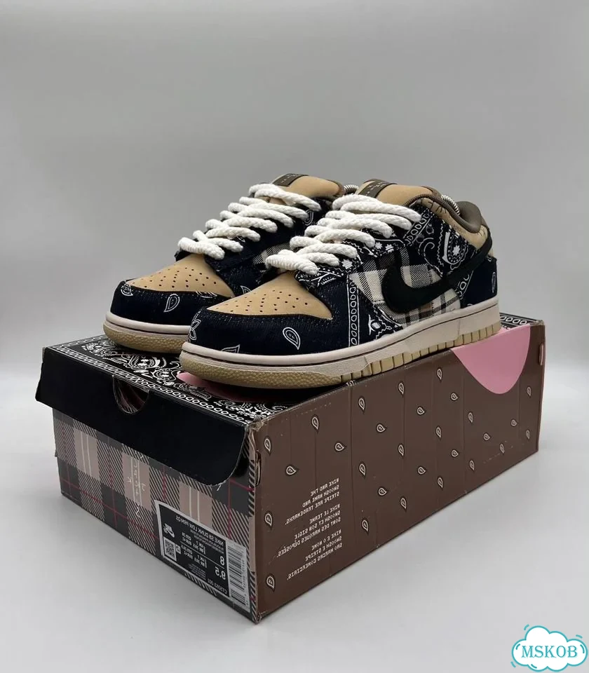 Кроссовки Nike sb dunk low travis scott фото 3