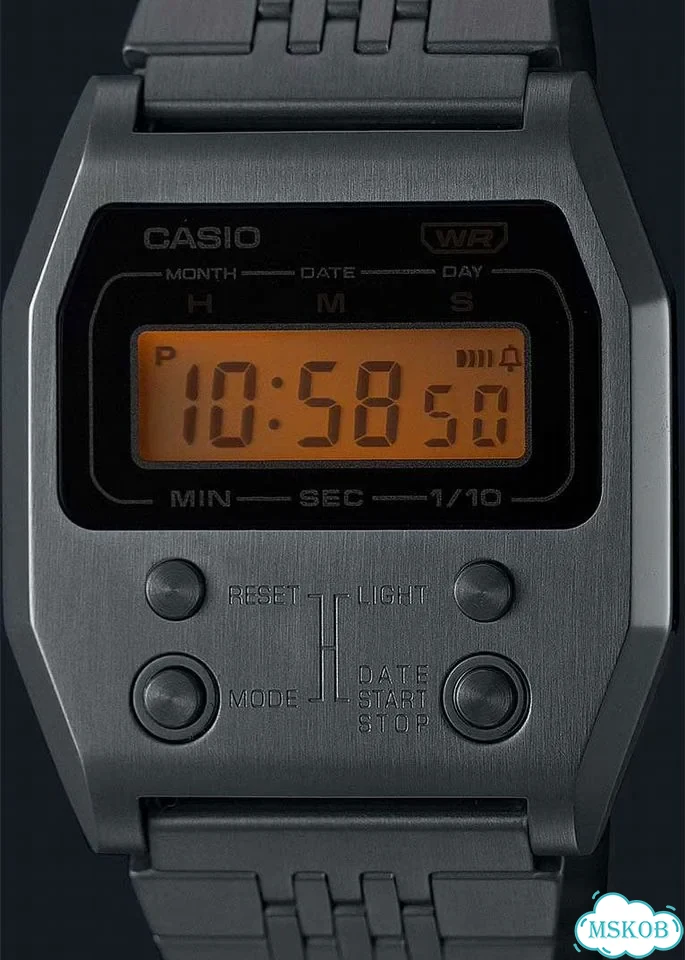Японские наручные часы Casio Vintage A1100D-1 фото 5