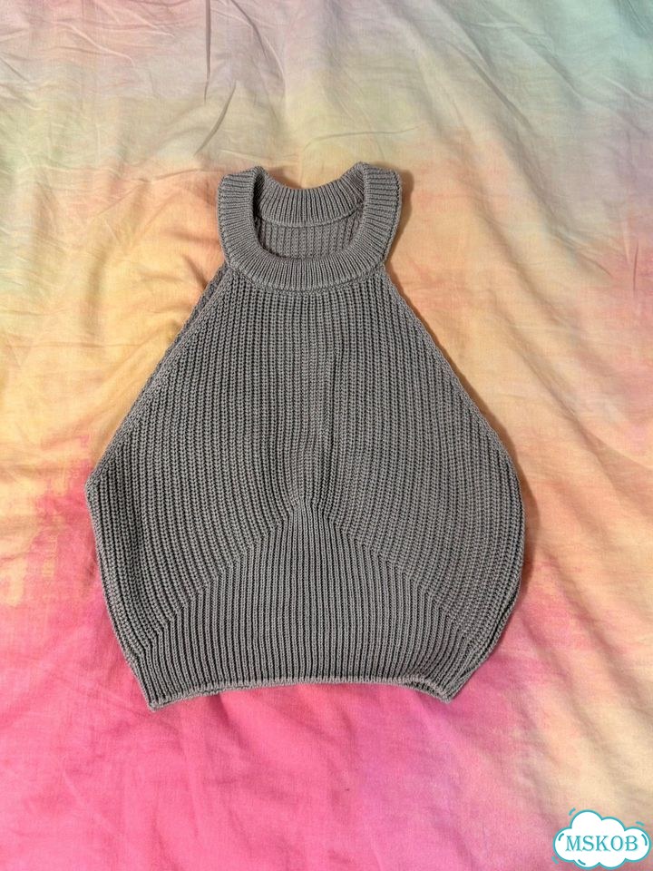 Вязаный топ y2k lime Zara фото 2