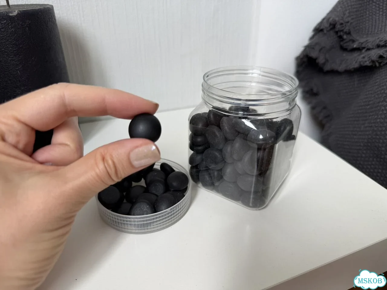 Декоративная галька камешки икеа IKEA для свечей фото 3